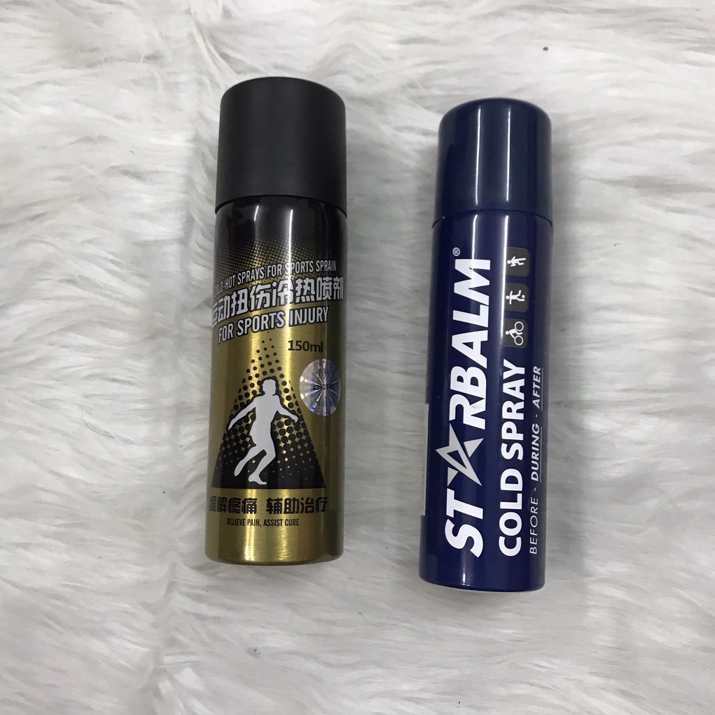 Bình Xịt Giảm Đau ⚡𝗙𝗿𝗲𝗲 𝘀𝗵𝗶𝗽⚡ TAAN, STARBALM Cold Spray, Xịt Lạnh Cao Cấp Thể Thao