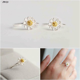 Nhẫn bạc nữ | Nhẫn hoa cúc hoạ mi