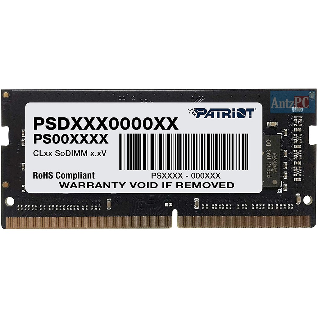 RAM Laptop Patriot DDR4 16GB  bus 2400 2666  MHz (1x16GB) SODIMM - FULLBOX NGUYÊN SEAL - BH 36T