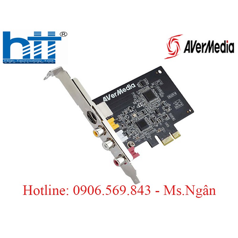 Card ghi hình AV, S-video chuẩn PCI-E AverMedia C725 - Hàng chính hãng