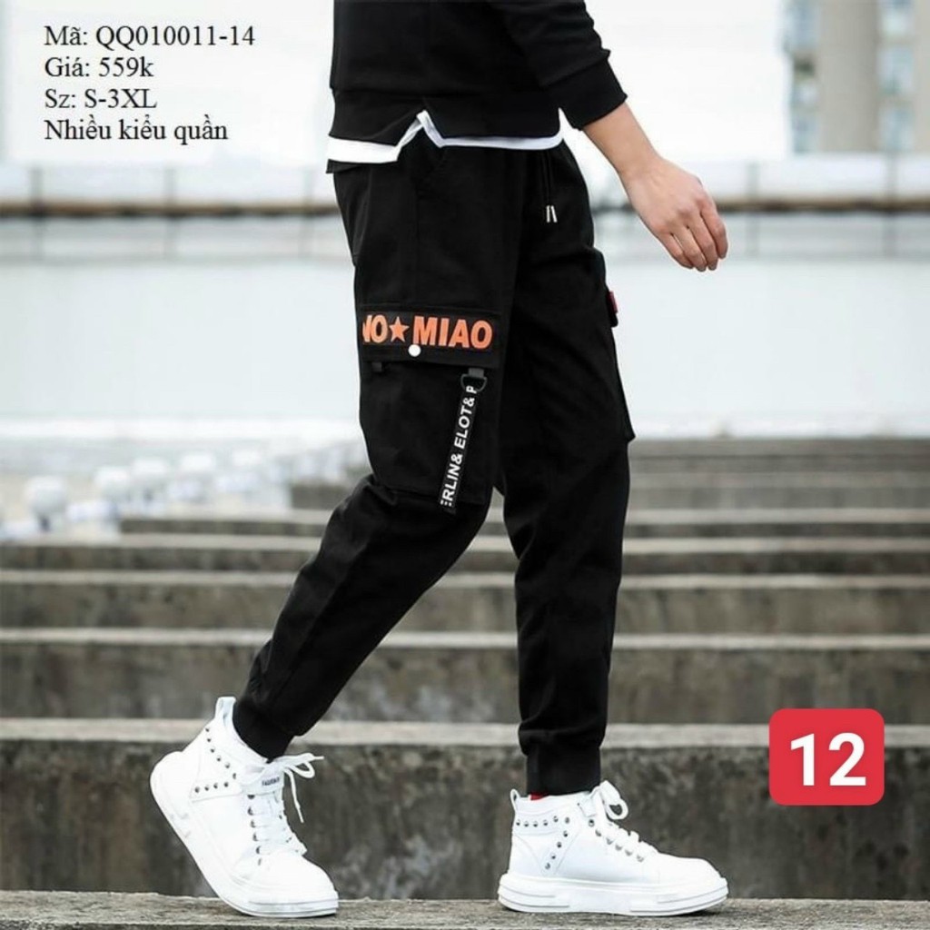 Quần jogger nam nữ túi hộp cao cấp vải kaki xịn hàng quảng châu siêu cấp Phuongnamshop20 j36