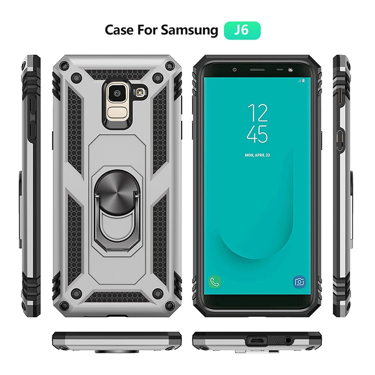 Ốp điện thoại có vòng đỡ nam châm cho Samsung Galaxy J6 Plus 2018 J610