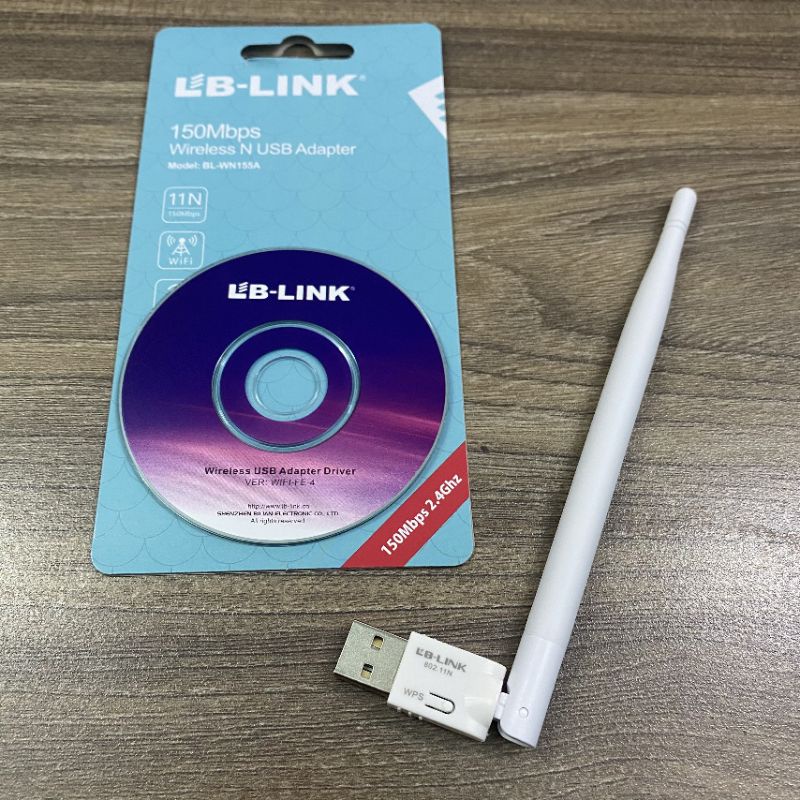 Bộ USB thu Wifi 150Mbps tăng tốc độ wifi cho Laptop, PC có râu, không râu