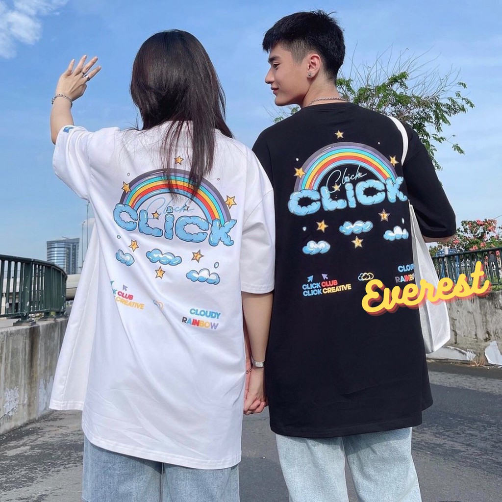 Áo thun Streetwear tay lỡ Nam Nữ Unisex Phông Tay ngắn phong cách Hàn Quốc