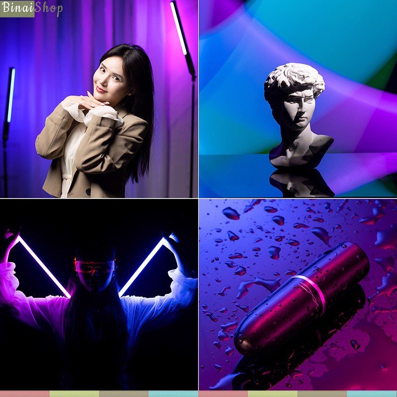 Ulanzi VL119 RGB - Đèn LED Cầm Tay, Dải Nhiệt Màu Rộng, Hỗ Trợ 20 Hiệu Ứng Cho Youtube, TikTok, Phát Trực Tiếp, Review S