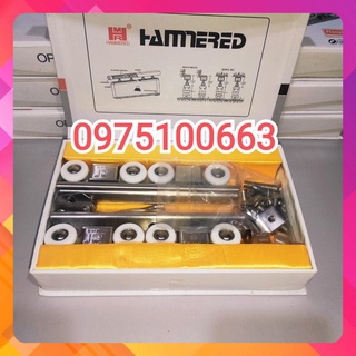   Bánh xe lùa treo Hamered 8 bánh loại vải nhung - Bánh xe lùa treo 304 - Bánh xe - bánh xe lùa