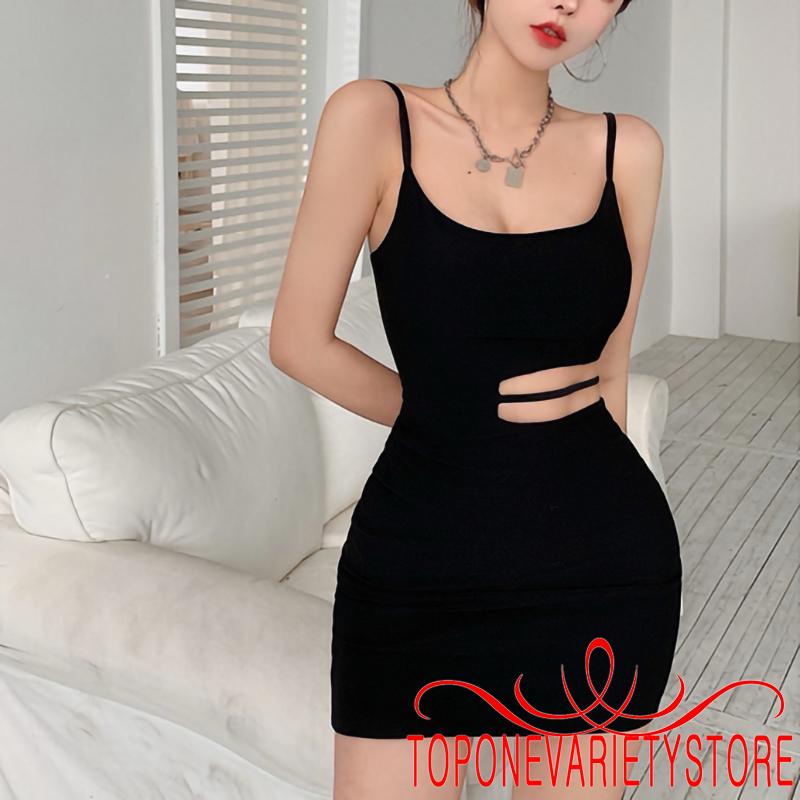 Váy body Hai Dây Màu Sắc Thời Trang Quyến Rũ Dành Cho Nữ