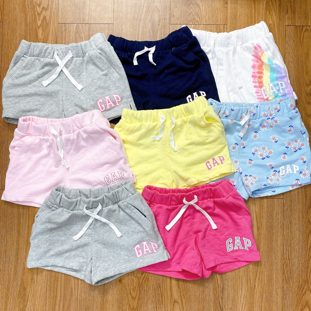 Quần short bé gái Bigbaby, quần thun ngắn đại mềm xuất xịn gap cho bé 4-16T