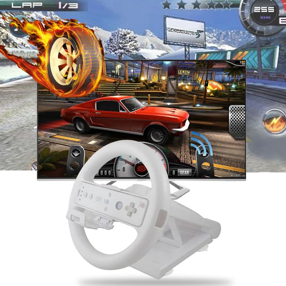 Vô lăng chơi Game đua xe cho Wii Mario Kart