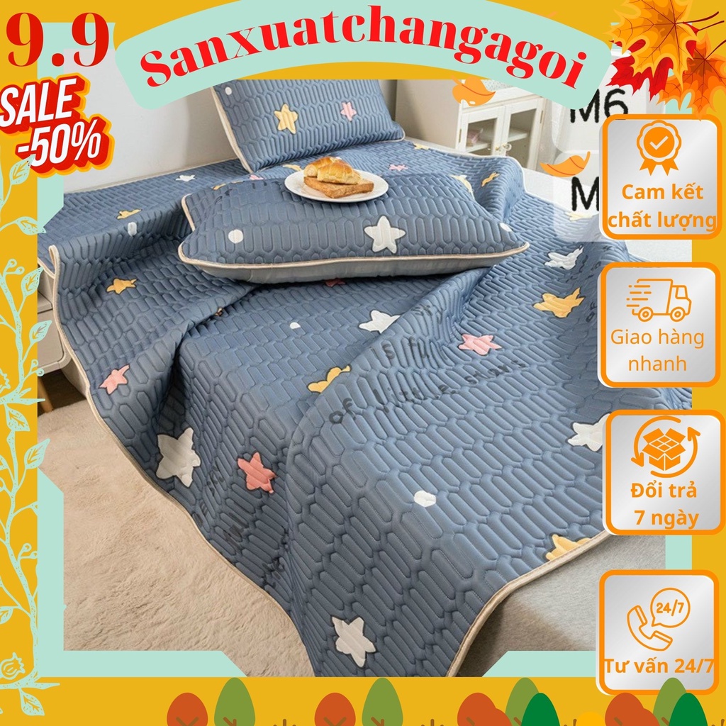 Chiếu điều hòa cao su non 2D Tencel,free ship đơn trên 300k