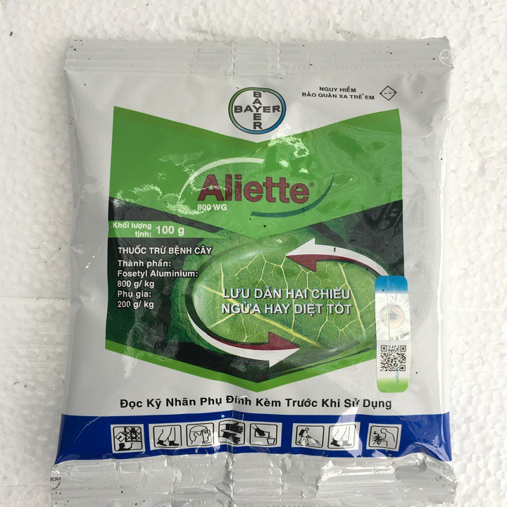 [SIEURE] Chế phẩm trừ nấm bệnh cao cấp Aliette 800Wg gói 100g hàng đẹp, phân phối chuyên nghiệp.