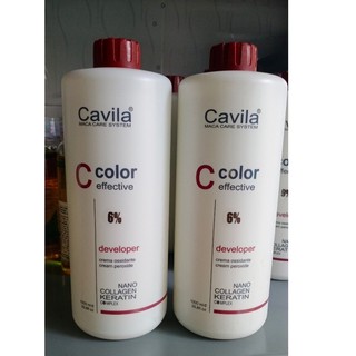 Oxi trợ nhuộm bạc hà Cavila chống rát da đầu 1000ml