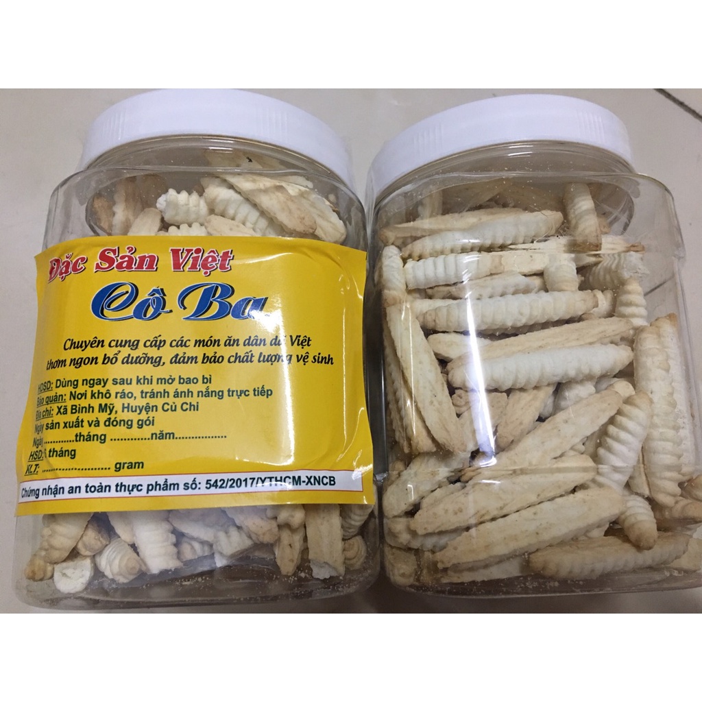 [300g] Bánh con sâu thơm ngon béo vị cốt dừa - đồ ăn vặt