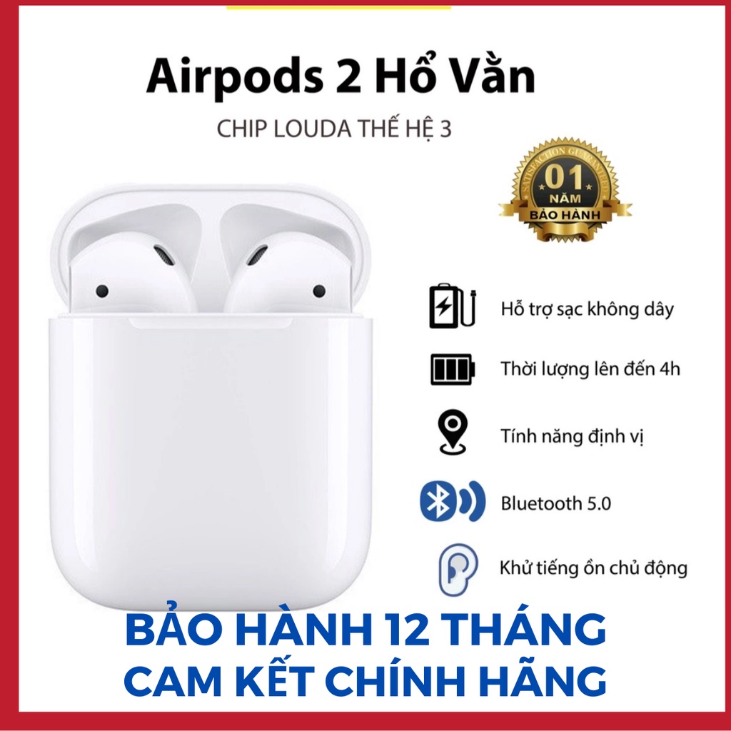 Tai nghe bluetooth BẢN HỔ VẰN, kết nối không dây TWS 5.0 chip LOUDA 1562M, kết nối siêu nhanh CAM KẾT CHÍNH HÃNG BH 12T