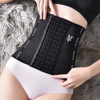 Đai nịt bụng thông hơi giảm mỡ có bốn thanh định hình chống cuộn sáu nấc cài