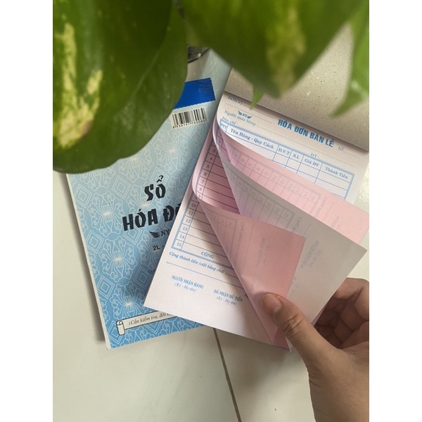 Sổ Hóa Đơn Bán Lẻ 2 Liên Nhã Yến 13x19cm - 1 Cuốn