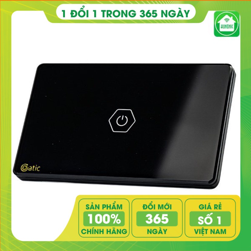 Công Tắc Wifi Cảm Ứng DATIC 1 Nút CSL Dùng Cho Điều Hòa, Bình Nóng Lạnh, Máy Bơm│Điều Khiển Từ Xa | Hàng Việt Nam lượng