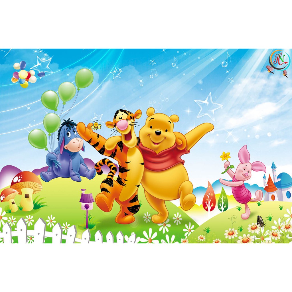 Tranh hoạt hình Gấu POOH và những bạn bè