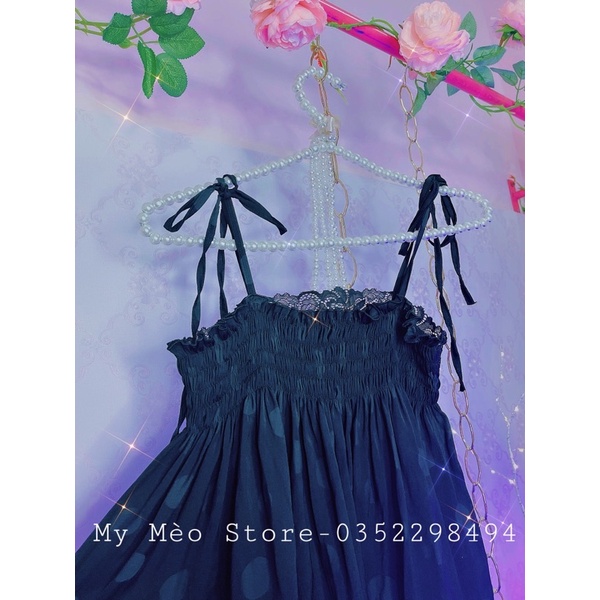 đầm bi phối ren dây cột | BigBuy360 - bigbuy360.vn