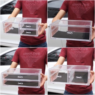 [Size 30x17x12 cm] Hộp đựng đồ trang điểm, Hộp đựng kính