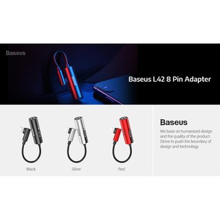 Baseus L42 Cáp chuyển 3.5 (Lightning to Audio 3.5) Cho điện thoại