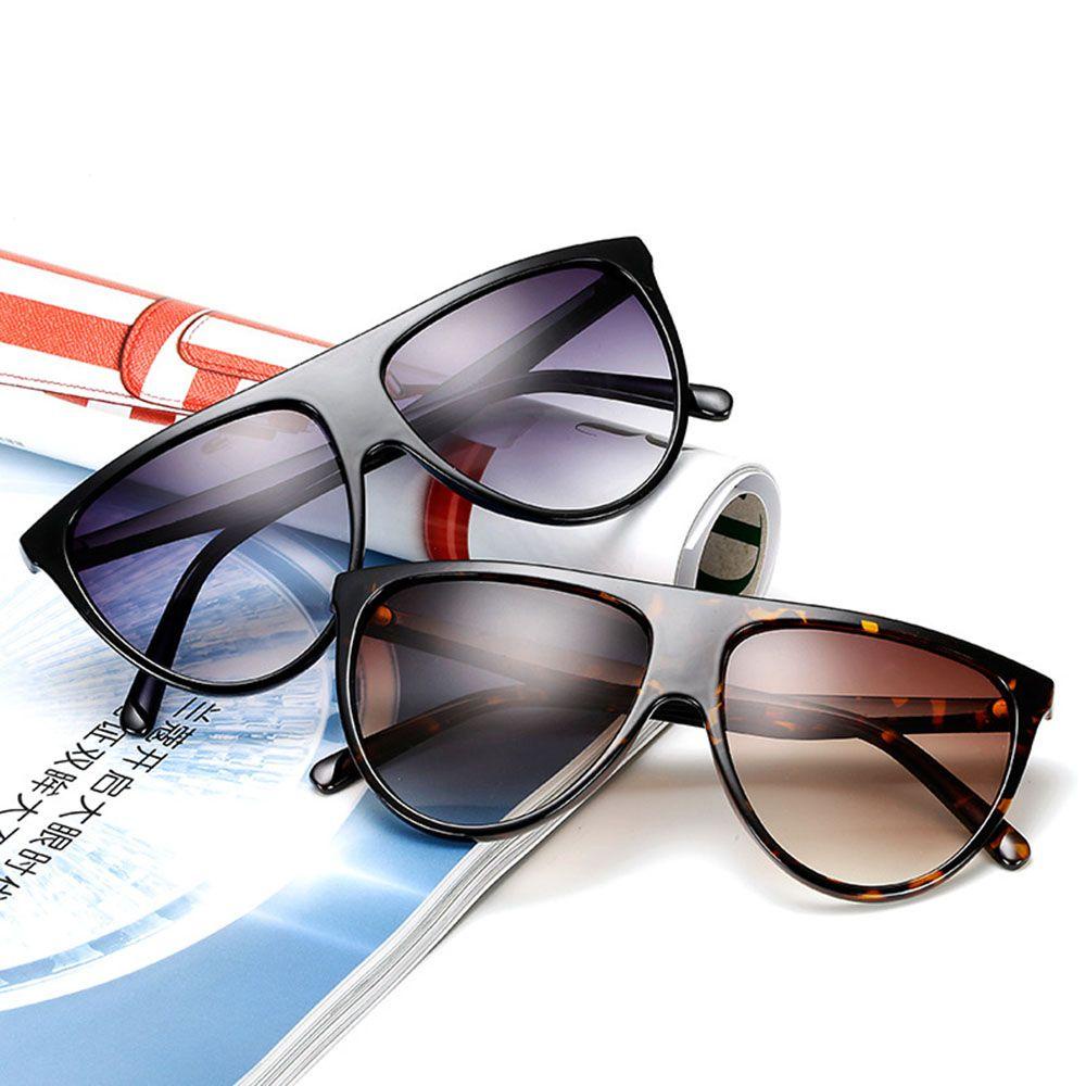 Kính Mát Gọng Vuông Họa Tiết Da Báo Oversize Thời Trang Hàn Quốc Dành Cho Nữ