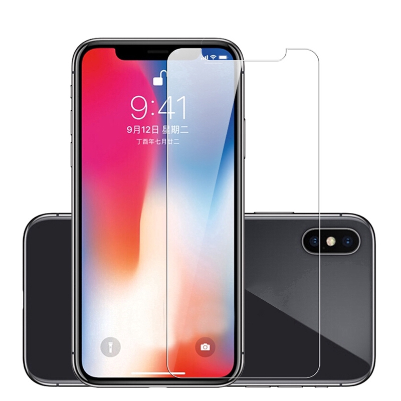 Kính cường lực bảo vệ màn hình Cho iPhone 12 Pro Max Mini X Xs Xr Xs Max 7 8 6 6s Plu