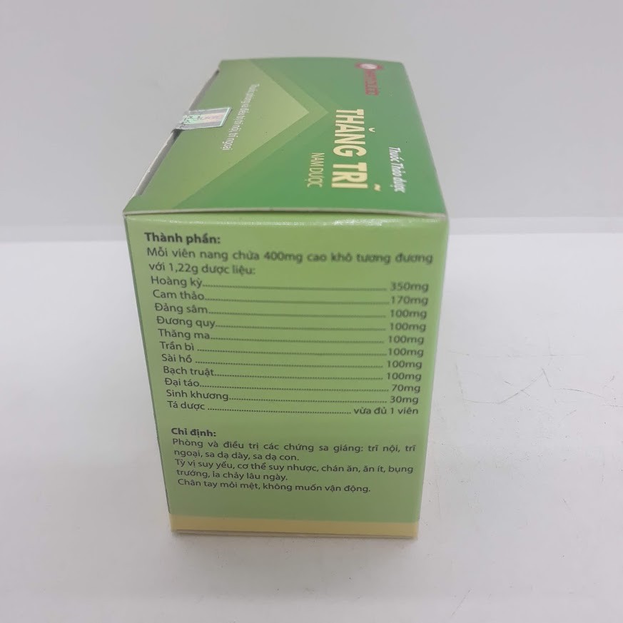 Thăng Trĩ Nam Dược- giúp phòng ngừa và hỗ trợ điều tri trĩ nội, trĩ ngoại- hộp 60 viên