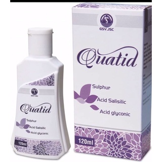 Sữa rửa mặt ngăn ngừa mụn giảm dầu Quatid 120ml