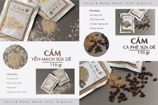 Cám gạo tắm trắng Cafe Sữa Dê
