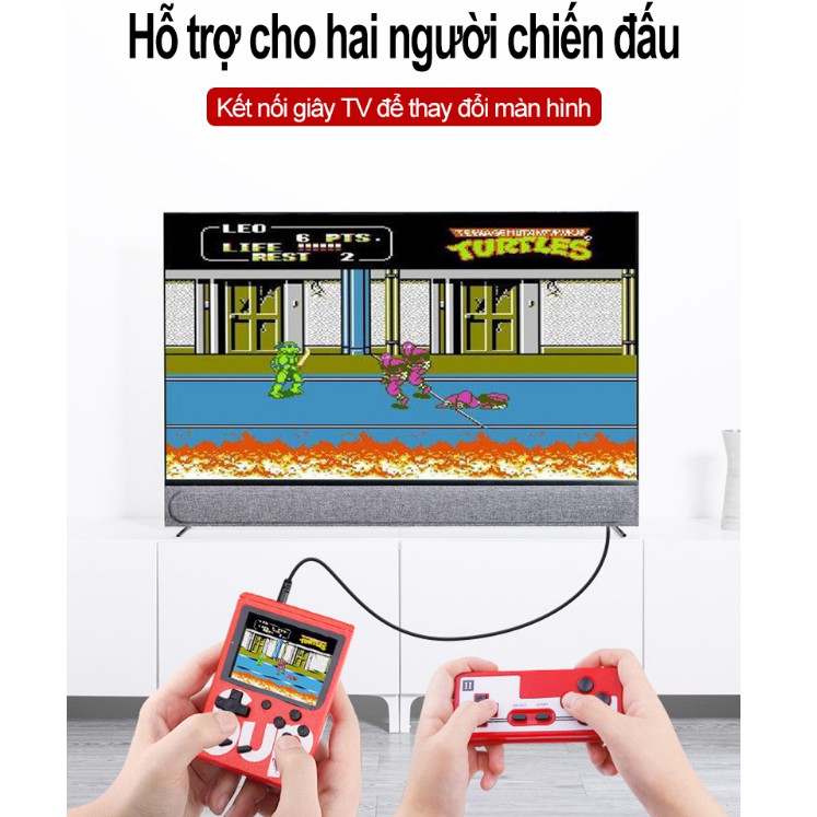 Máy chơi game Sup đôi 400 1+1 400 game Tặng kèm tay game chơi 2 người chơi - GIAO MÀU NGẪU NHIÊN