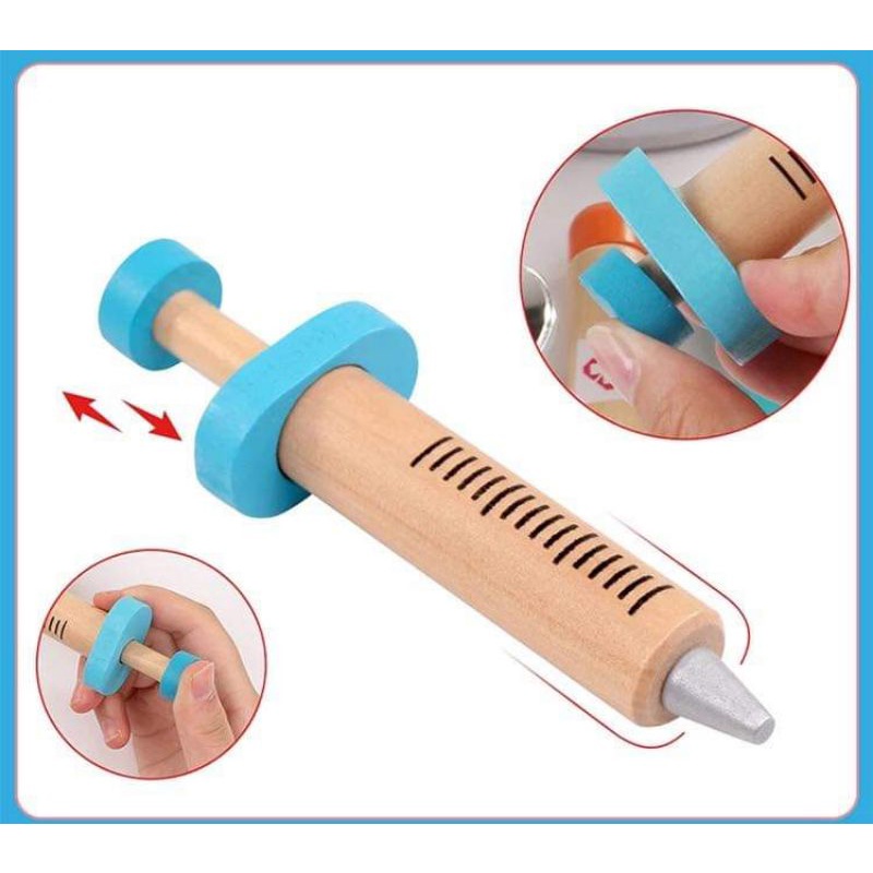 Bộ bác sĩ gỗ cao cấp 24 chi tiết làm quà tặng cho bé