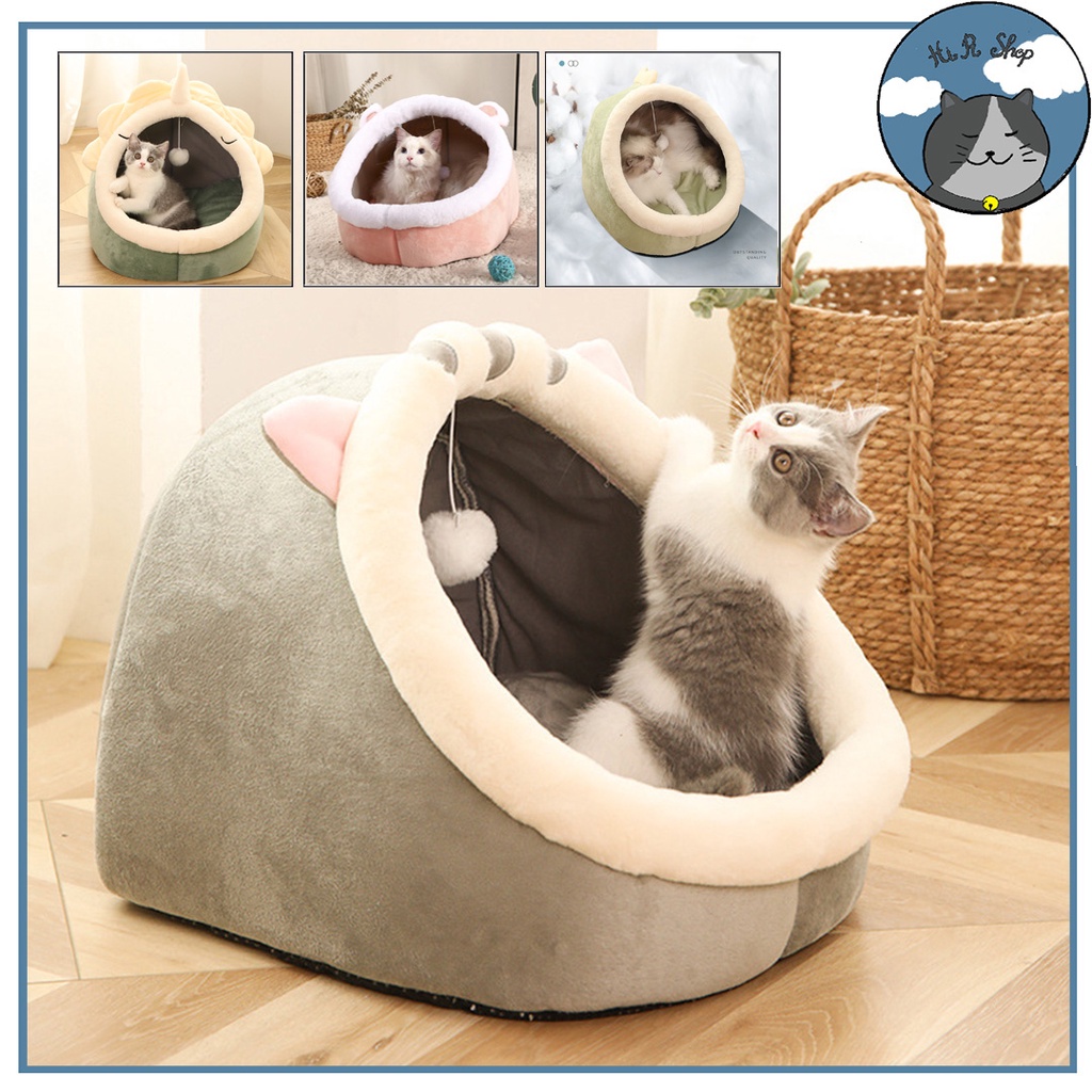 Nhà Đệm Cho Thú Cưng Cao Cấp Có Thể Tháo Rời Gấp Gọn, Làm Sạch Dễ Dàng – Ổ Cho Chó Mèo Nhiều Màu Săc