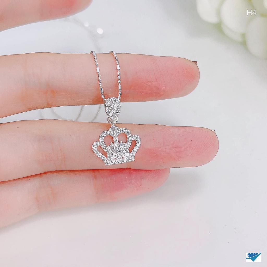 dây chuyền vương miện bạc