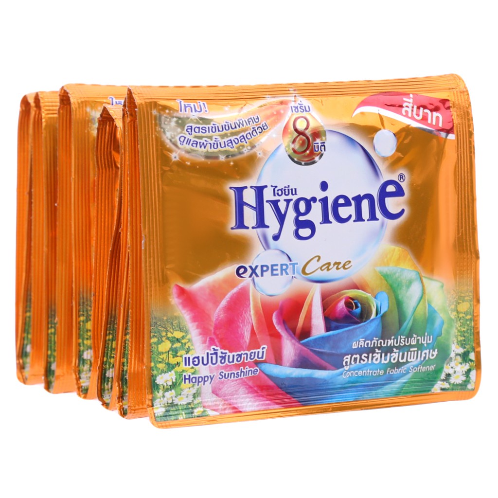 Nước Xả Vải Hương Hoa Hygiene Nhập Khẩu Thái Lan Đậm Đặc Thơm Lâu Gói 20ml