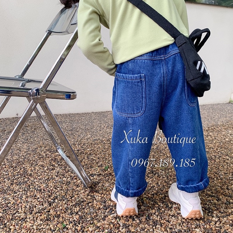 Quần Jeans Cao Cấp Bé Trai - Lót lông dày ấm [Ảnh Thật]