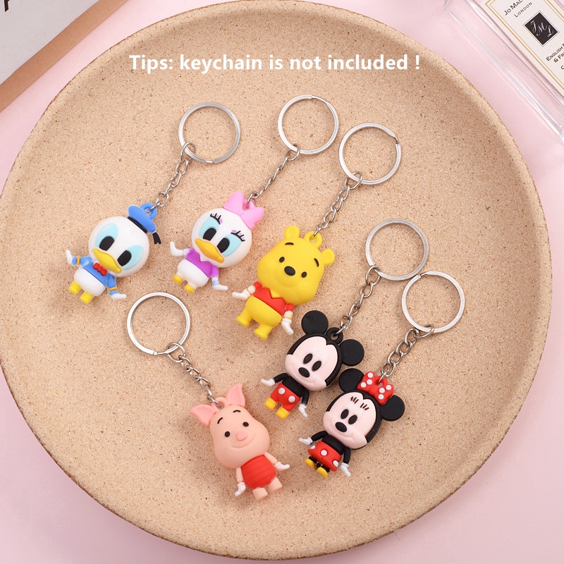 Mặt dây móc khóa thiết kế nhân vật hoạt hình trang trí đáng yêu