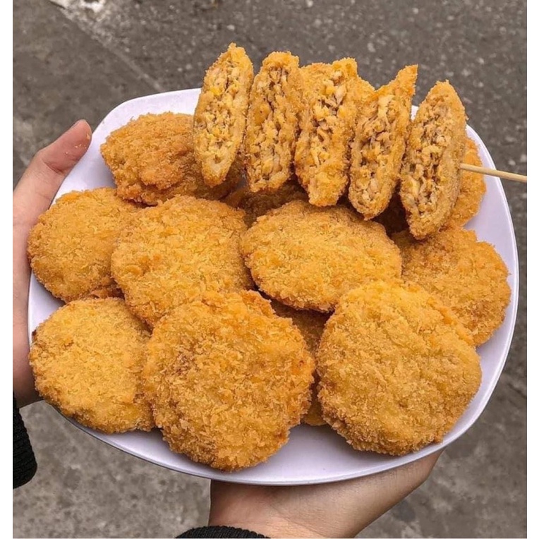Bánh gà nhân phô mai 500gr ( Giao hàng ship now hà nội )