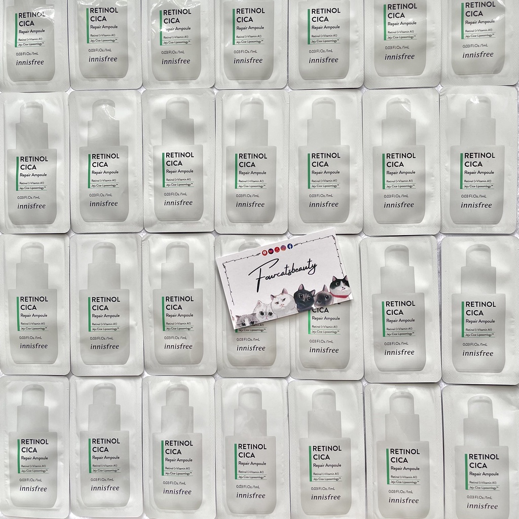 (Minisize &amp; Sample) Tinh Chất Làm Dịu Và Phục Hồi Da Innisfree Retinol Cica Repair Ampoule