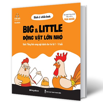 Black & White Book - Big & Little - Động Vật Lớn Nhỏ