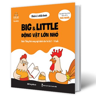 Black & White Book - Big & Little - Động Vật Lớn Nhỏ
