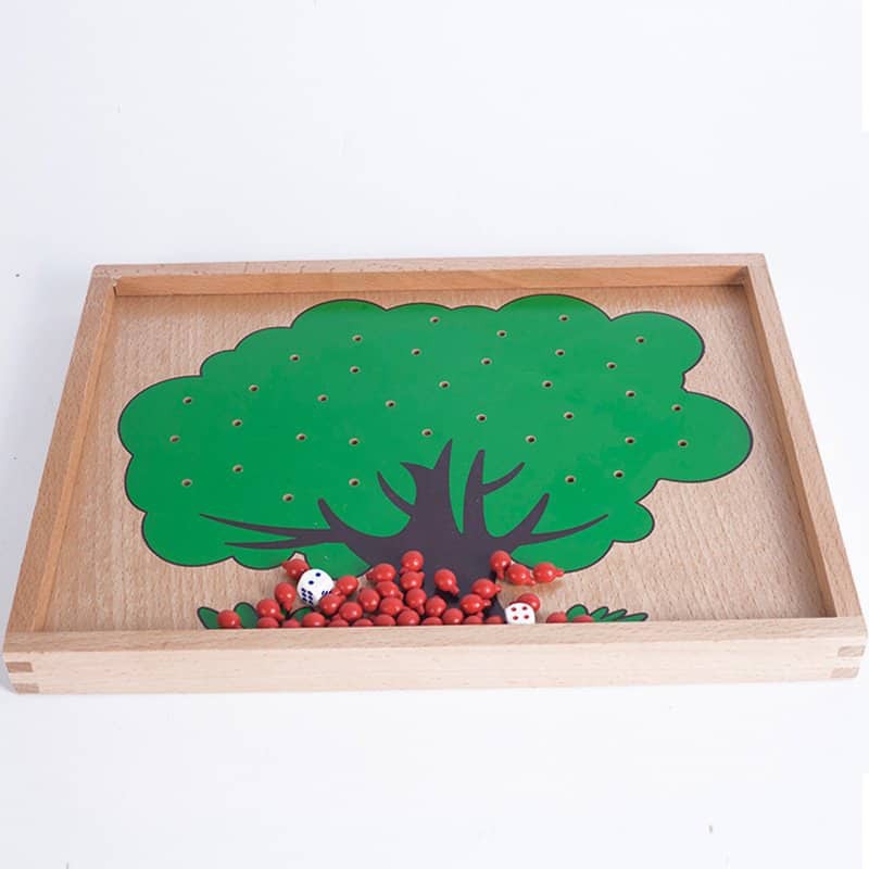 Bài học đếm táo Montessori (Apple counting tree exercise)