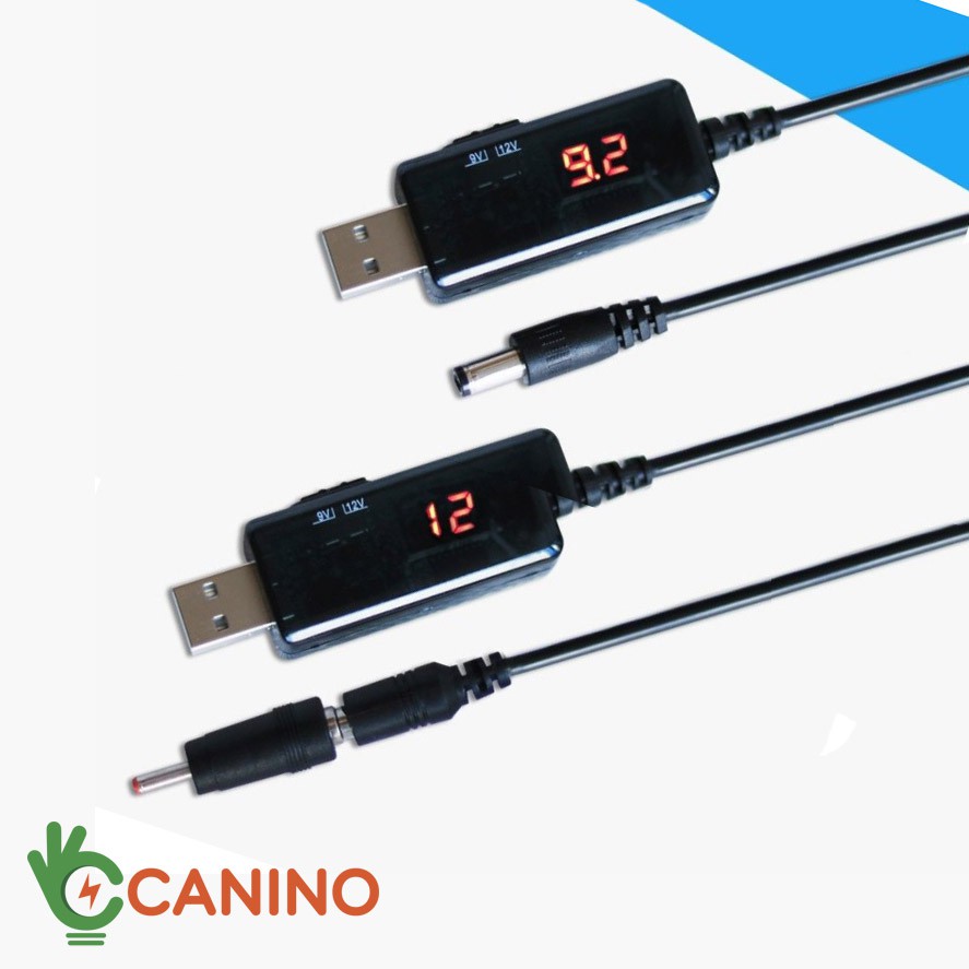 [ GÍA HỦY DIỆT ] Cáp chuyển đổi điện áp từ cổng USB 5V sang 9V hoặc 12V màn hình LED