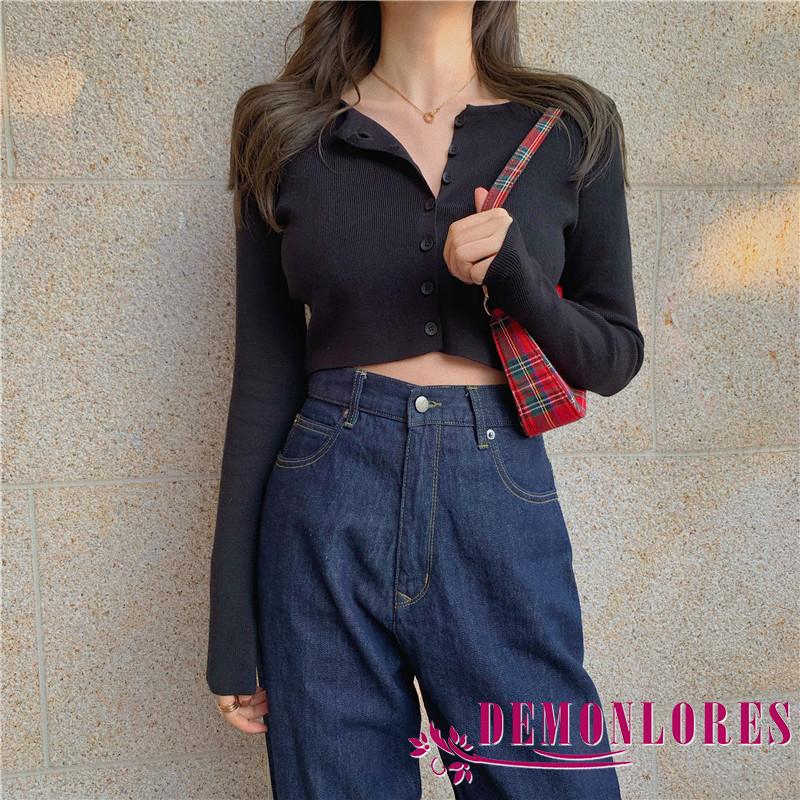 Áo Khoác Cardigan Tay Dài Thời Trang Quyến Rũ Cho Nữ