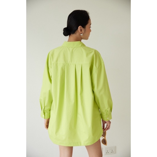 Nosbyn - Áo Sơ Mi Dài Tay Xếp Li Sau - Pleated Back Shirt | BigBuy360 - bigbuy360.vn