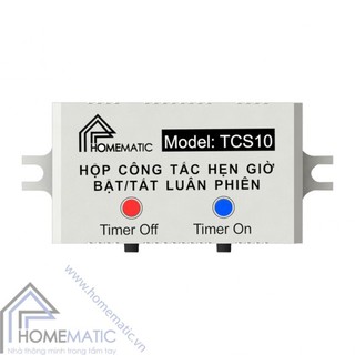 Hộp công tắc hẹn giờ bật tắt luân phiên Homematic TCS10 CHẤT LƯỢNG CAO