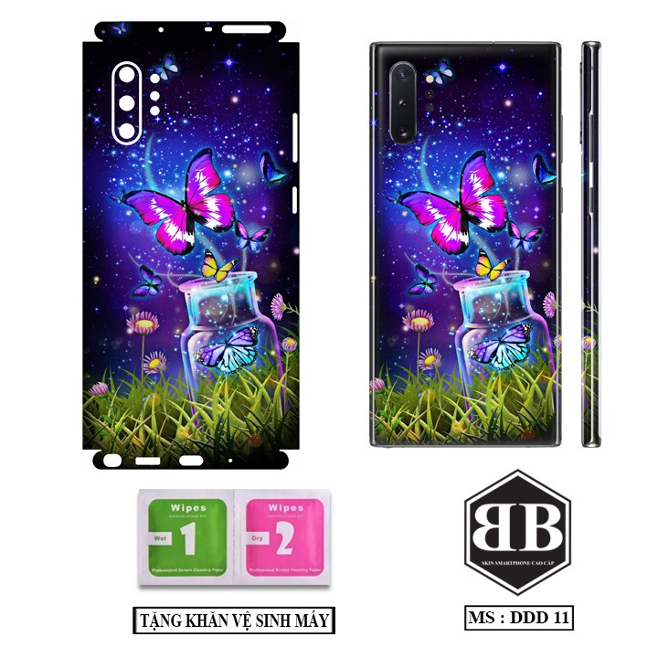 Skin dán miếng dán điện thoại Samsung Note 10 Plus ( PPF samsung note10plus ) in hình hoa theo yêu cầu