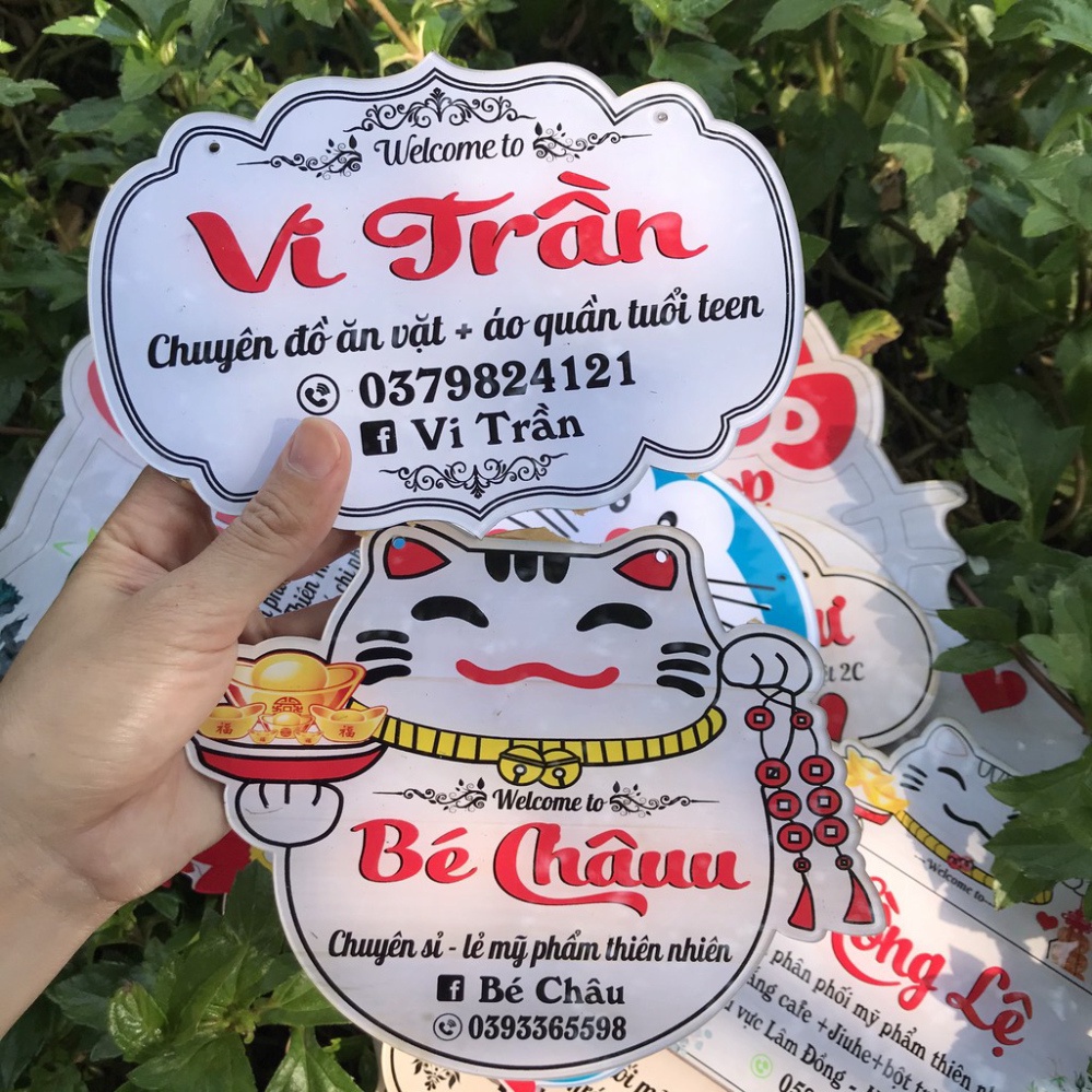 Bảng hiệu treo shop - bảng hiệu bán online - Thiết kế hình chú Khỉ đáng yêu | BigBuy360 - bigbuy360.vn