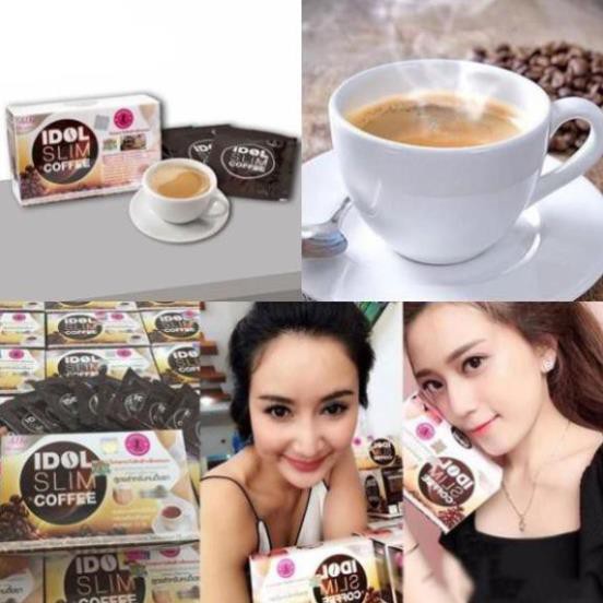 [CAO CẤP] Giảm cân Idol slim coffee chính hãng Thái Lan - hộp 10 gói