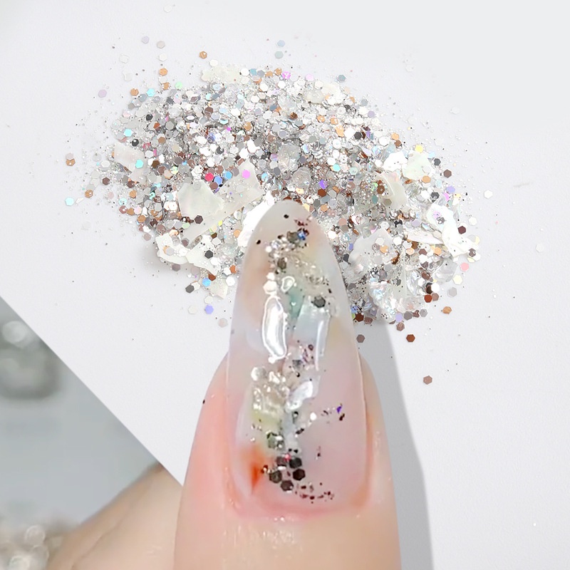 Nhũ xà cừ trang trí móng